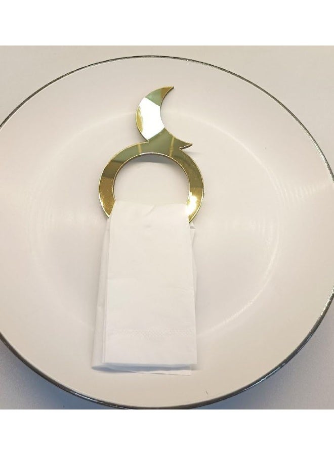 Ramadan Table Decor - Elegant Classic Design Napkin Holder - A Sophisticated Touch for Ramadan Gatherings - 2 Pieces - Image 3
